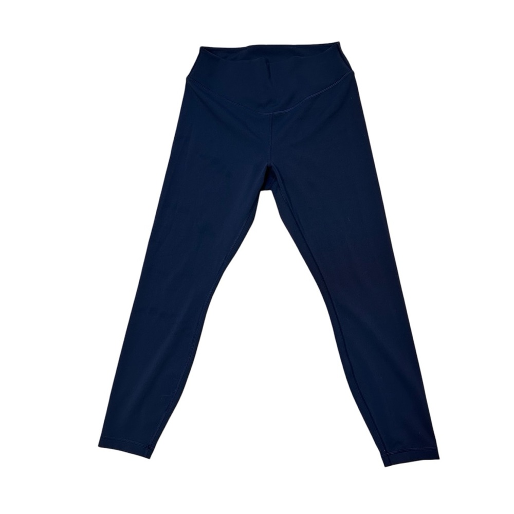 Lululemon Wunder Under SmoothCover High-Rise 25” Leggings - Size 10 - True Navy - Picture 7 of 10